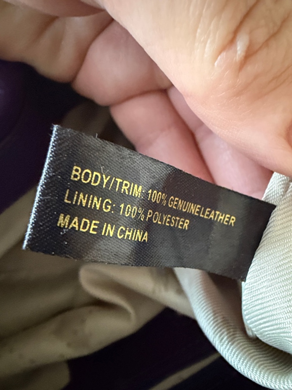 Rare Aimee Kestenberg Purple Leather Tote Handbag with Tassel - Picture 6 of 6